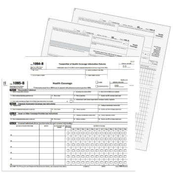1095 Forms for ACA Reporting with 1094 Transmittals, Envelopes and More - ZBP Forms