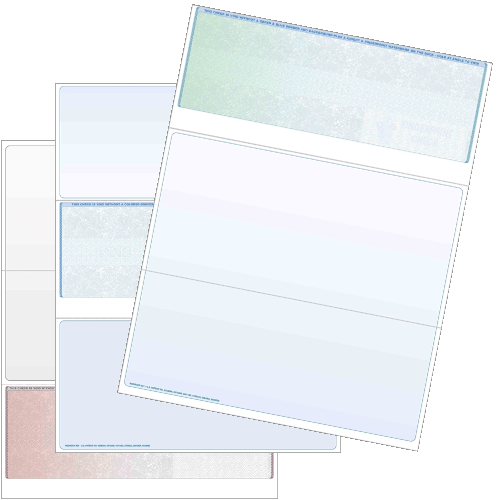 Blank check stock paper for businesses with high security at affordable prices - ZBP Forms