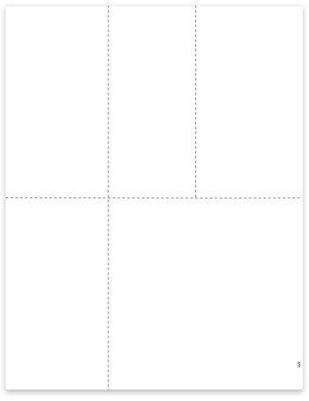 1099 & W2 Universal Blank Perforated Paper, 5up Format, Blank Backer, ATX Software Compatible - ZBPforms.com