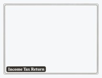 Income Tax Return Envelope 10x13 Black ENV610 - ZBP Forms