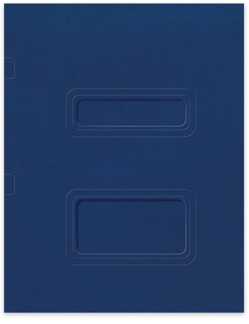 Software Compatible Tax Folders with Windows, Small Top and Large Bottom Window - ZBPforms.com