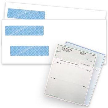 Check envelopes for top business checks, double window and security tint - ZBPforms.com