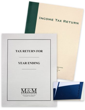 Custom Tax Folders with Ink Imprinting and Expanding Pockets - ZBPforms.com