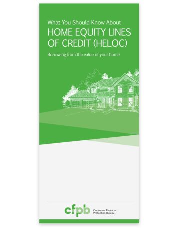 HELOC Booklet, Home Equity Line of Credit Brochure for Consumers - ZBPforms.com