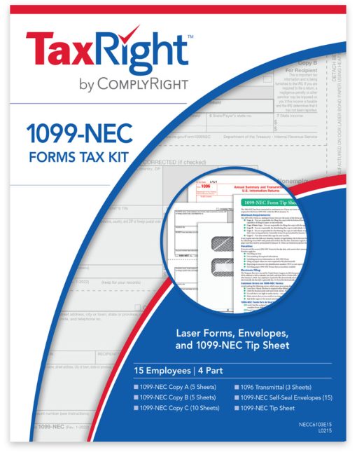 1099NEC Software, E-File and Forms Kit with Envelopes - ZBPforms.com