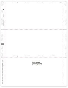 1099NEC Pressure Seal Blank Paper 11-inch Z-fold - ZBPforms.com