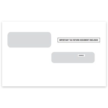 W2C Envelopes for W2-C Correction Forms, Security Tint, "Important Tax Return Documents Enclosed" on Front - ZBPforms.com