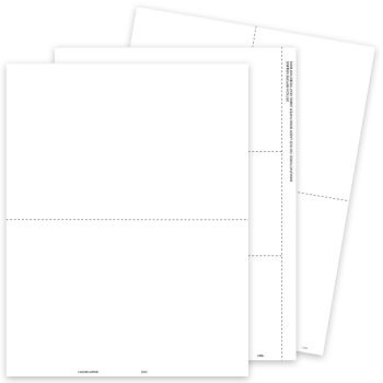 1099 Blank Perforated Paper for Printing 1099 Forms with Accounting Software - ZBPforms.com