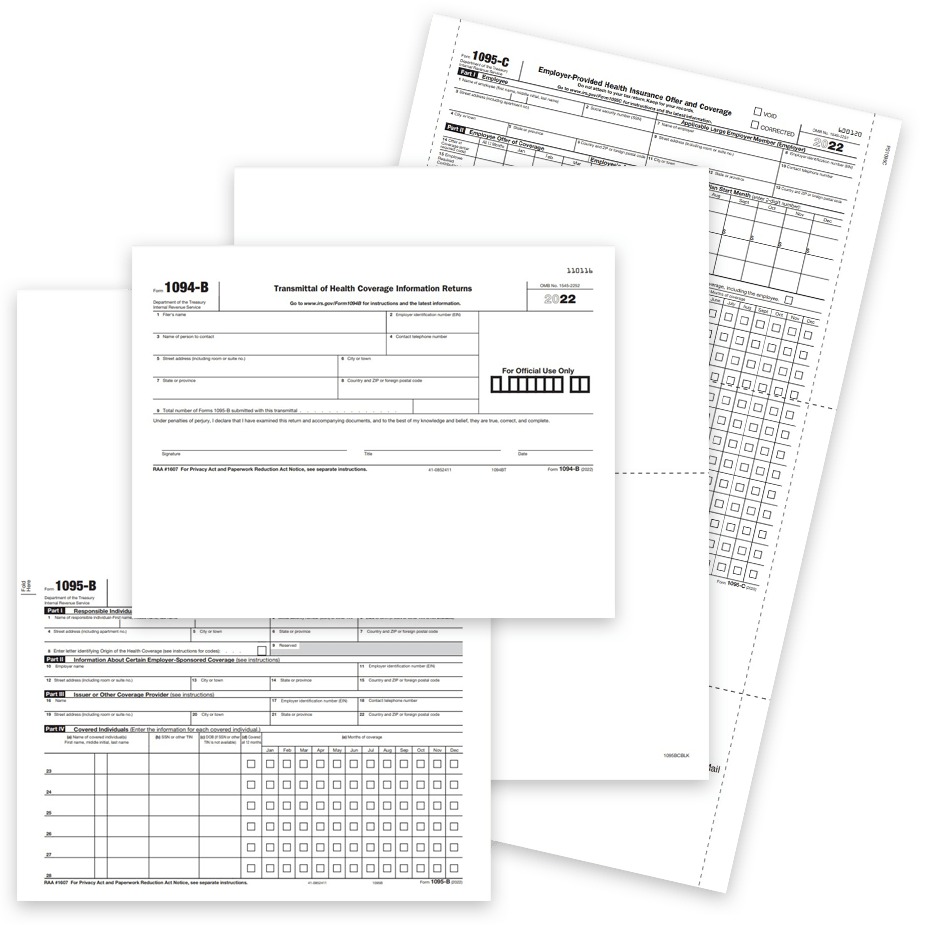 ACA 1095 Forms for Health Insurance Coverage Reporting in 2022 - DiscountTaxForms.com